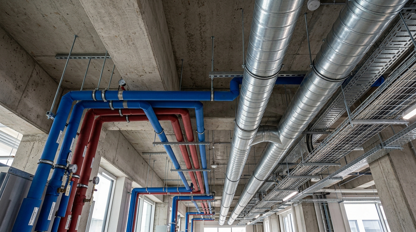 Piping installations and technical lines