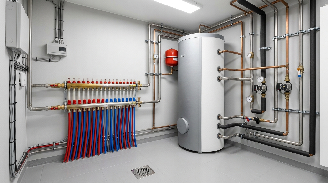 Heating systems and manifolds